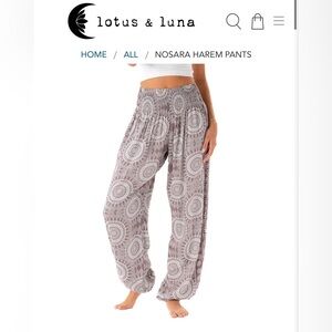 Lotus and Luna Galapagos Harem Pants